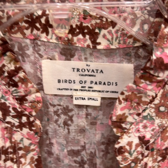 Trovata, Birds of Paradis top, WORN ONCE - Picture 2 of 5